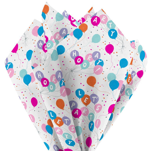 Hallmark : Party Balloons Tissue Paper, 6 Sheets - Hallmark : Party Balloons Tissue Paper, 6 Sheets