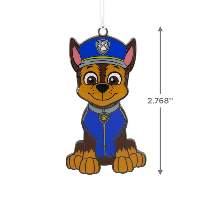 Hallmark : Paw Patrol™ Chase Moving Metal Hallmark Ornament - Hallmark : Paw Patrol™ Chase Moving Metal Hallmark Ornament