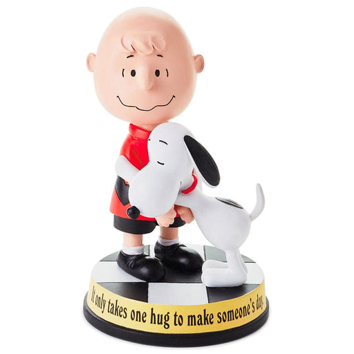 Hallmark : Peanuts® Charlie Brown and Snoopy One Hug Figurine, 5.5" -