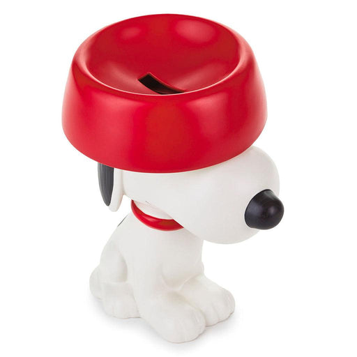 Hallmark : Peanuts® Snoopy With Dog Dish Ceramic Coin Bank -