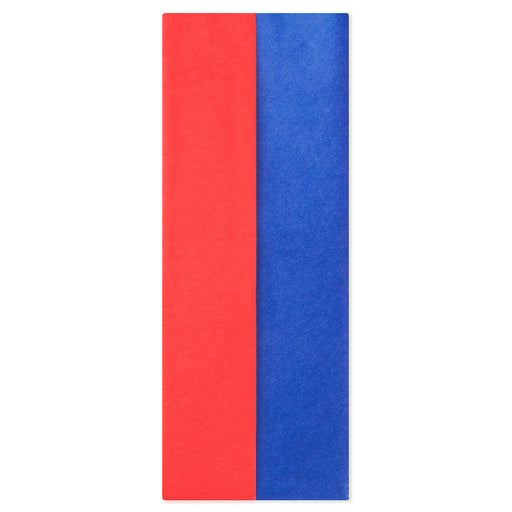 Hallmark : Red and Blue 2-Pack Tissue Paper, 6 sheets - Hallmark : Red and Blue 2-Pack Tissue Paper, 6 sheets - Annies Hallmark and Gretchens Hallmark, Sister Stores