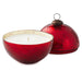 Hallmark : Red Mercury Glass Ball Ornament Candle, 10 oz. - Hallmark : Red Mercury Glass Ball Ornament Candle, 10 oz.