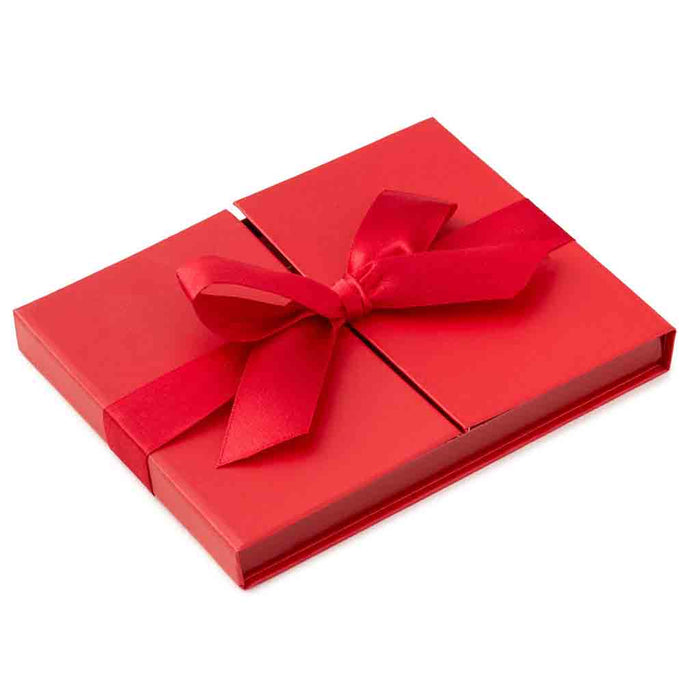 Hallmark : Red With Bow Gift Card Holder Box - Hallmark : Red With Bow Gift Card Holder Box