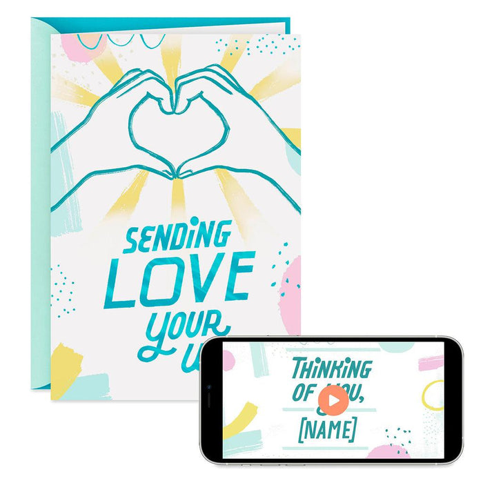 Hallmark : Sending Love Your Way Video Greeting Thinking of You Card -