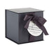 Hallmark : Slate Gray Small Gift Box With Shredded Paper Filler -