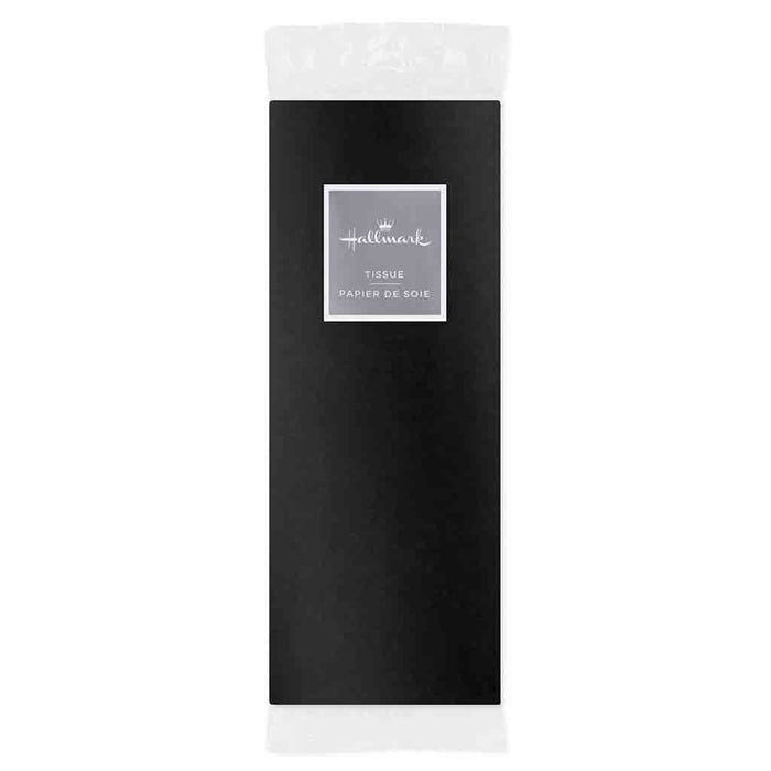 Hallmark : Solid Black Tissue Paper, 8 sheets - Hallmark : Solid Black Tissue Paper, 8 sheets