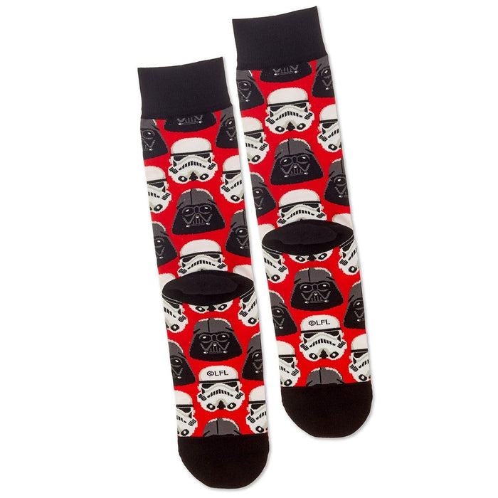 Hallmark : Star Wars™ Darth Vader™ And Stormtrooper™ Crew Socks - Hallmark : Star Wars™ Darth Vader™ And Stormtrooper™ Crew Socks