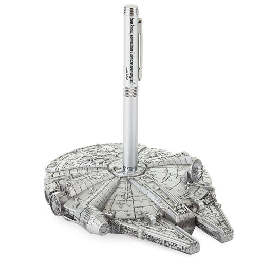 Hallmark : Star Wars™ Millennium Falcon™ Desk Accessory With Pen -