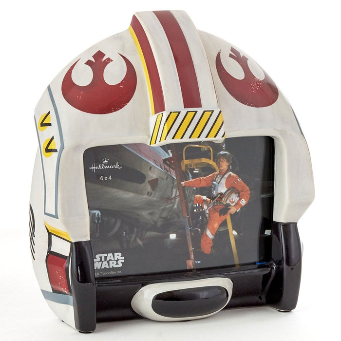 Hallmark : Star Wars™ Rebel Pilot Helmet Picture Frame, 4x6 - Hallmark : Star Wars™ Rebel Pilot Helmet Picture Frame, 4x6