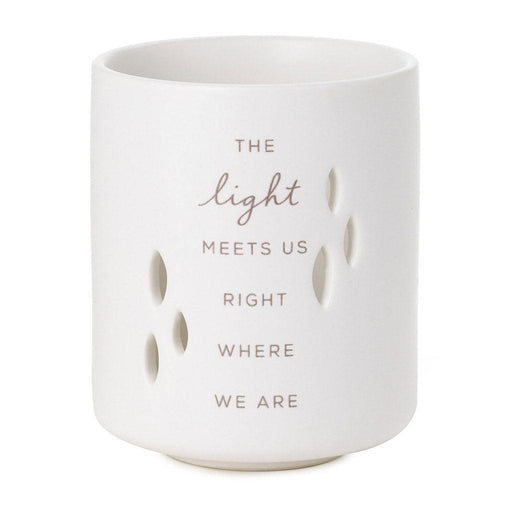 Hallmark : The Light Meets Us Candle Holder The Light Meets Us Candle Holder -