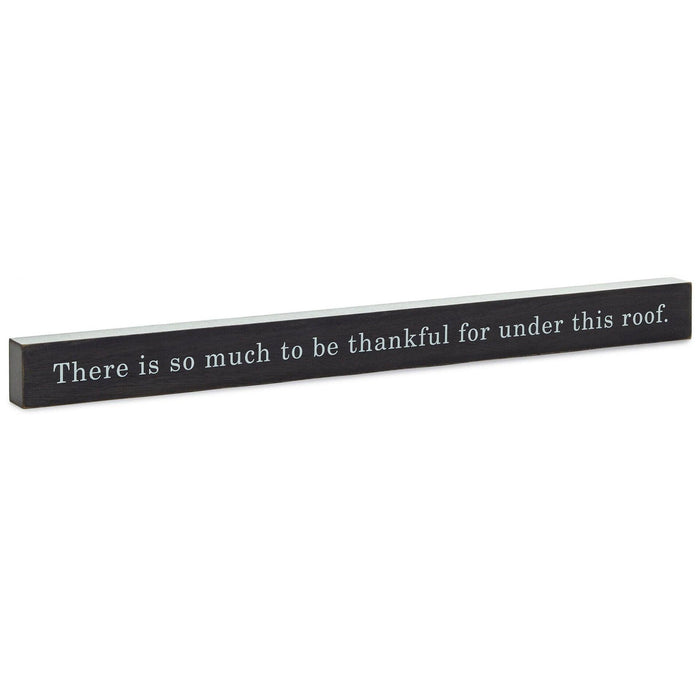 Hallmark : Under This Roof Wood Quote Sign, 23.5x2 -
