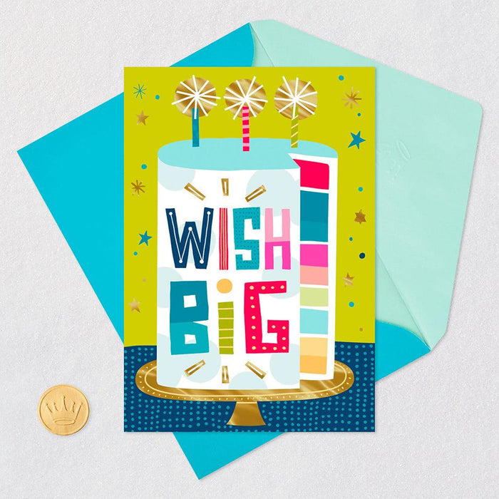 Hallmark : Wish Big Cake Video Greeting Birthday Card -