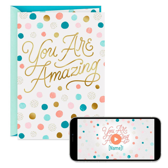 Hallmark : You Are Amazing Video Greeting Birthday Card -