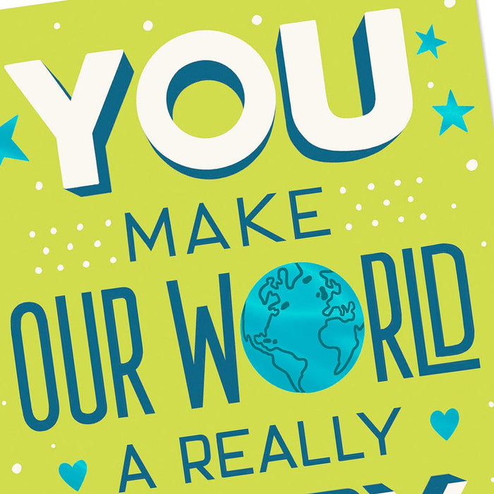 Hallmark : You Make Our World a Happy Place Video Greeting Birthday Card -