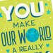 Hallmark : You Make Our World a Happy Place Video Greeting Birthday Card -