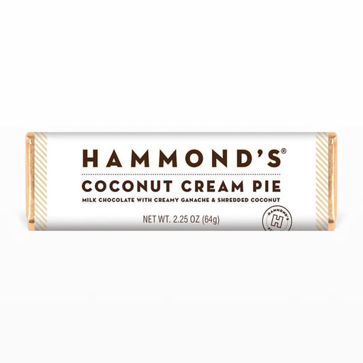 Hammond's Candies : Coconut Cream Pie Milk Chocolate Bar - Hammond's Candies : Coconut Cream Pie Milk Chocolate Bar