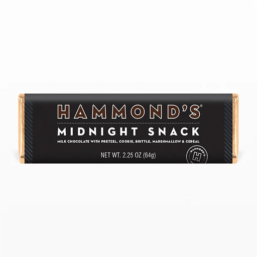 Hammond's Candies : Midnight Snack Milk Chocolate Candy Bars -
