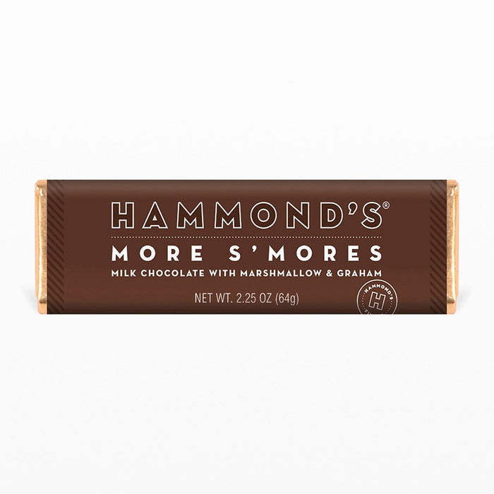 Hammond's Candies : More S'more Milk Chocolate Candy Bar - Hammond's Candies : More S'more Milk Chocolate Candy Bar