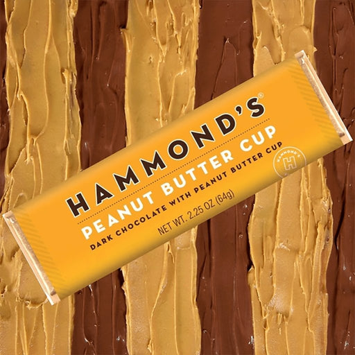 Hammond's Candies : Peanut Butter Cup Dark Chocolate Candy Bars -