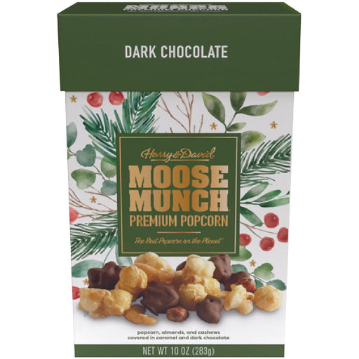 Harry & David : 10 oz Moose Munch® Dark Chocolate Premium Popcorn - Harry & David : 10 oz Moose Munch® Dark Chocolate Premium Popcorn - Annies Hallmark and Gretchens Hallmark, Sister Stores