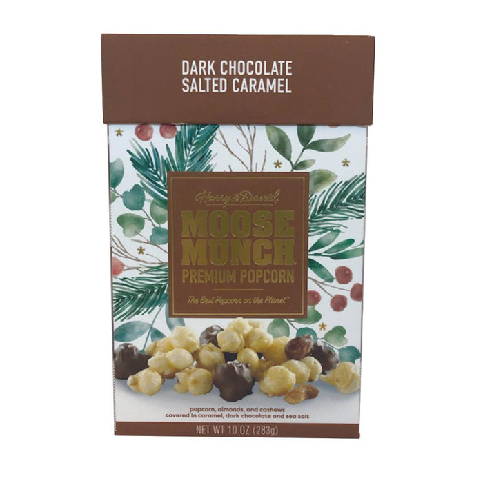 Harry & David : 10 oz Moose Munch® Dark Chocolate Salted Caramel Premium Popcorn - Harry & David : 10 oz Moose Munch® Dark Chocolate Salted Caramel Premium Popcorn - Annies Hallmark and Gretchens Hallmark, Sister Stores