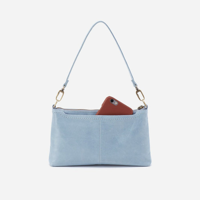 HOBO : Darcy Crossbody in Polished Leather - Cornflower - HOBO : Darcy Crossbody in Polished Leather - Cornflower