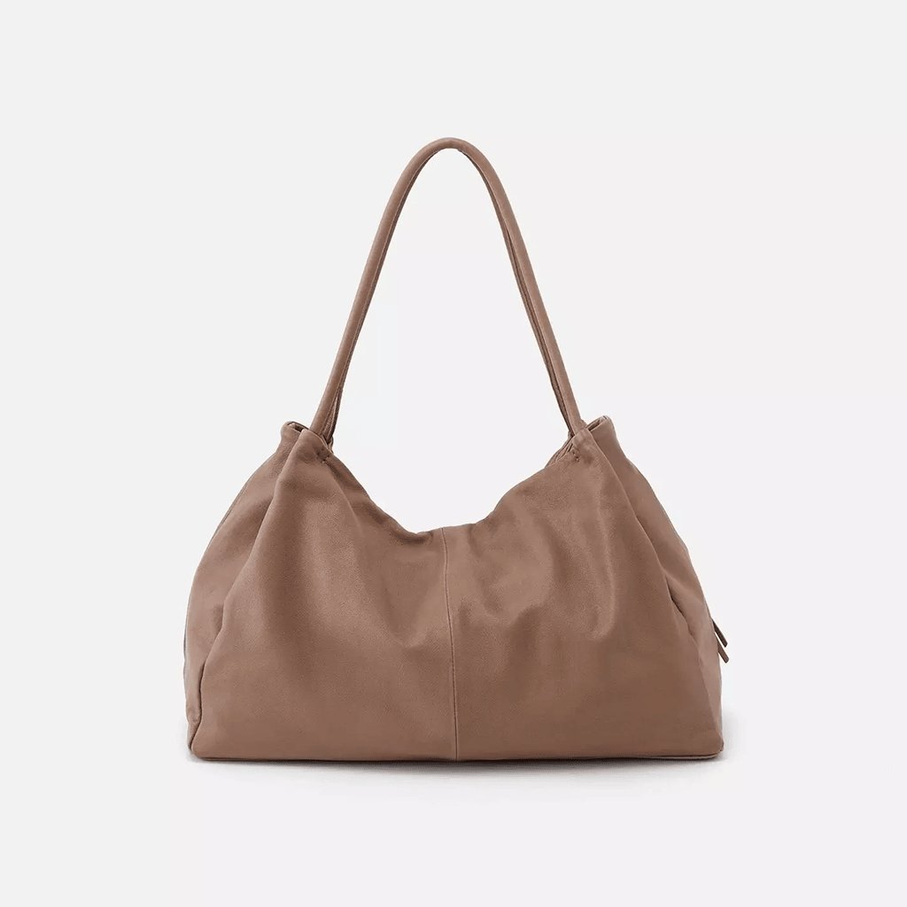 Slouchy Crescent Bag, Caramel