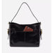HOBO : Render Small Crossbody in Black - Polished Leather - HOBO : Render Small Crossbody in Black - Polished Leather