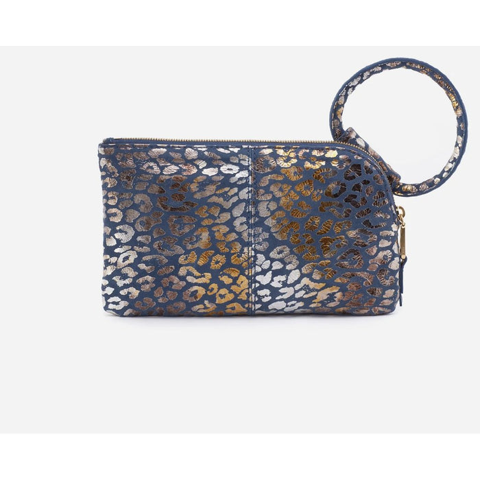 HOBO : Sable Wristlet in Cheetah Galaxy - Printed Leather - HOBO : Sable Wristlet in Cheetah Galaxy - Printed Leather