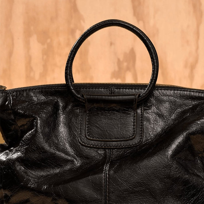 Hobo Sheila Crinkle Leather Tote Bag