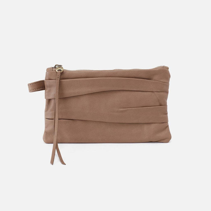 HOBO : Waver Wristlet in Taupe -