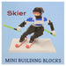 Impact Photographics : Skier Mini Building Blocks -