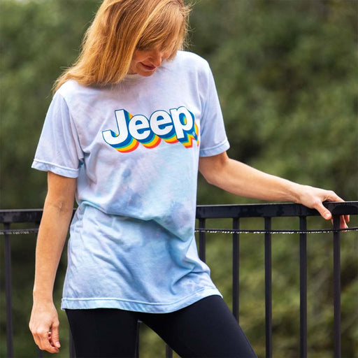 Jeep® - Retro Tie Dye T-Shirt - Jeep® - Retro Tie Dye T-Shirt