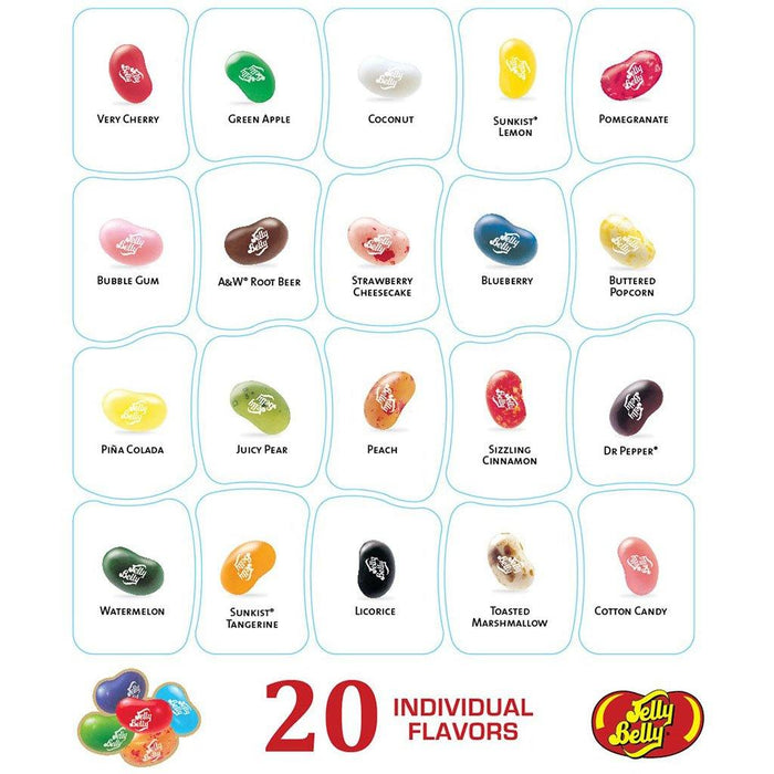 Jelly Belly : 20 - Flavor Christmas Gift Box - Jelly Belly : 20 - Flavor Christmas Gift Box - Annies Hallmark and Gretchens Hallmark, Sister Stores