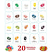 Jelly Belly : 20 - Flavor Christmas Gift Box - Jelly Belly : 20 - Flavor Christmas Gift Box - Annies Hallmark and Gretchens Hallmark, Sister Stores