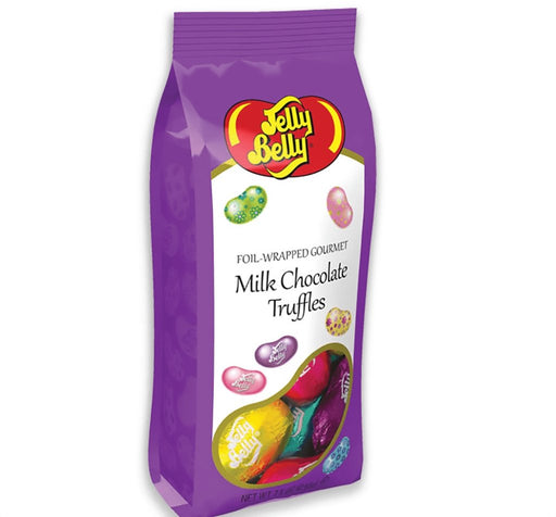 Jelly Belly : Easter Foil-Wrapped Gourmet Milk Chocolate Truffles 6 oz Gift Bag -