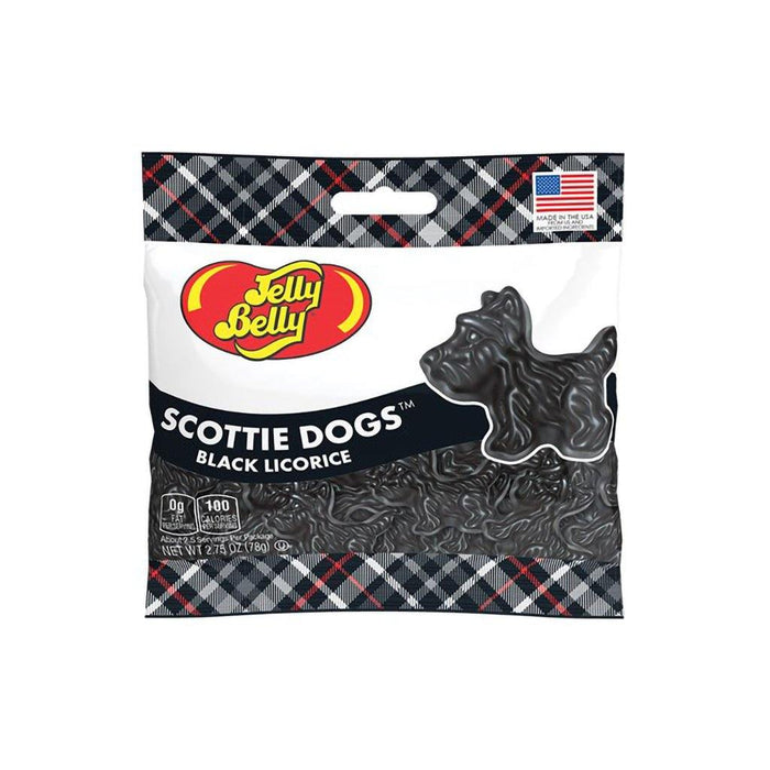 Jelly Belly : Scottie Dogs Black Licorice 2.75 oz Grab & Go® Bag -