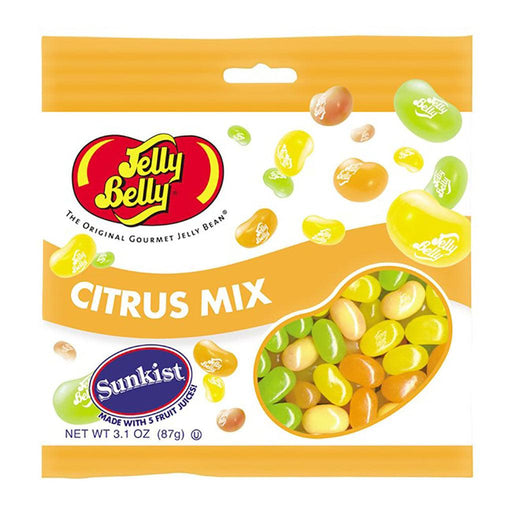 Jelly Belly : Sunkist® Citrus Mix Jelly Beans 3.1 oz Grab & Go® Bag -