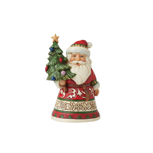Jim Shore : Mini Santa Holding Tree - Jim Shore : Mini Santa Holding Tree