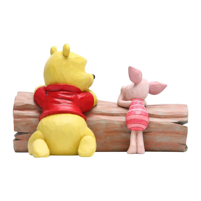 Jim Shore : Pooh and Piglet by Log - Jim Shore : Pooh and Piglet by Log