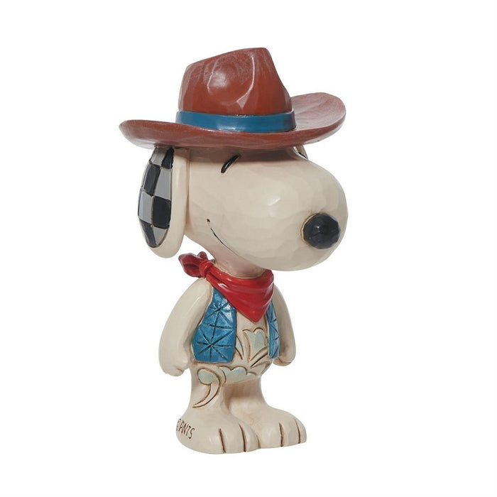 Jim Shore : Snoopy Cowboy Mini - Jim Shore : Snoopy Cowboy Mini