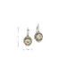 John Medeiros : Antiqua Circle French Wire Earrings -