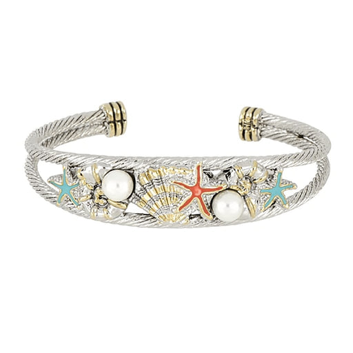 John Medeiros : Caraíba Collection Double Wire Cuff Bracelet -