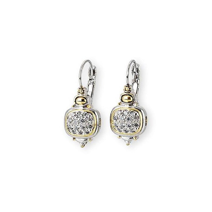 John Medeiros : Nouveau CZ French Wire Earrings -