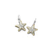 John Medeiros : Ocean Images Seaside Collection Pavé Starfish French Wire Earrings -