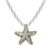 John Medeiros : Pavé Starfish Slider Necklace -