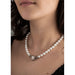 John Medeiros : Pérola Pavé & White Seashell Pearl Strand Necklace -