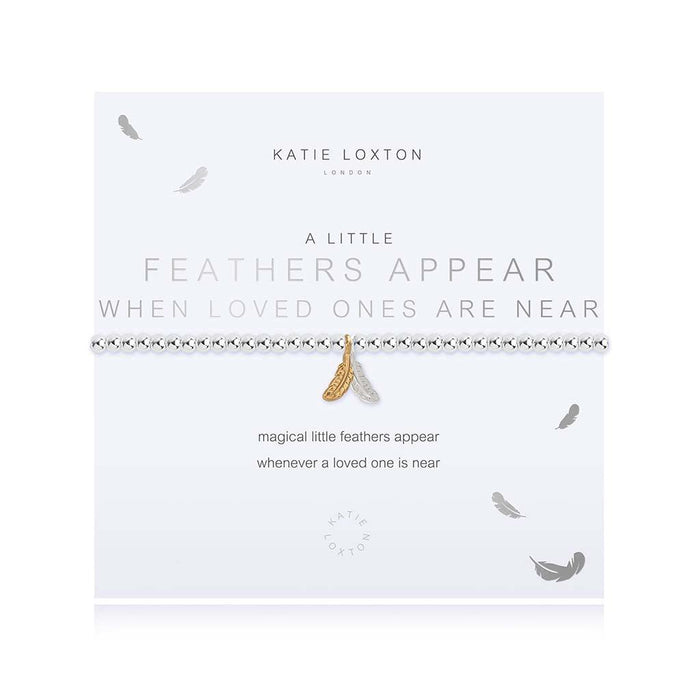 Katie Loxton : A Little Feathers Appear When Loved Ones are Near Bracelet -