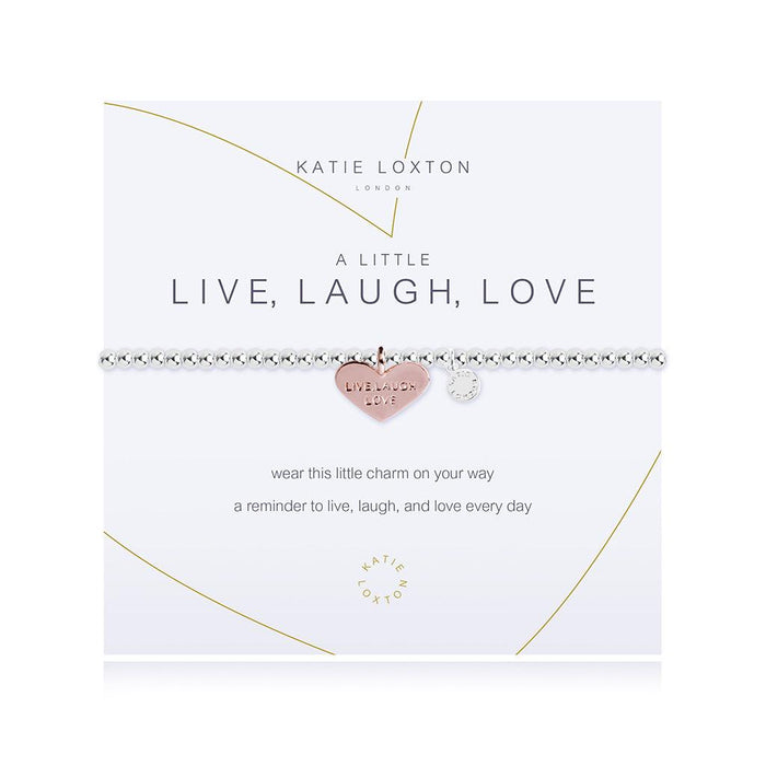 Katie Loxton : A Little Live Laugh Love Bracelet -