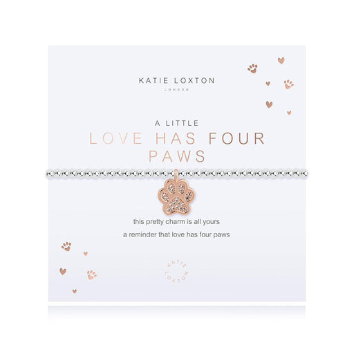 Katie Loxton : A Little Love Has Four Paws Bracelet -